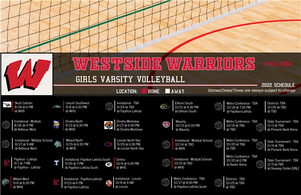 Varsity Sports Schedules / Varsity Sport Schedules